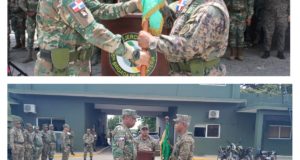 Ceremonia del posesionamiento de los nuevos comandantes del Ejército de República Dominicana. Inter News Service