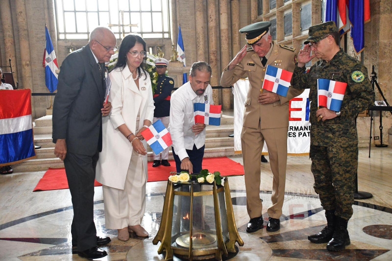 Ceremonia de recordación de la desocupación militar estadounidense. Inter News Service