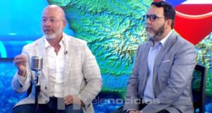 Rafael Vélez y Tirso Selman, propulsores del cable eléctrico submario entre República Dominicana y Puerto Rico. Inter News Service