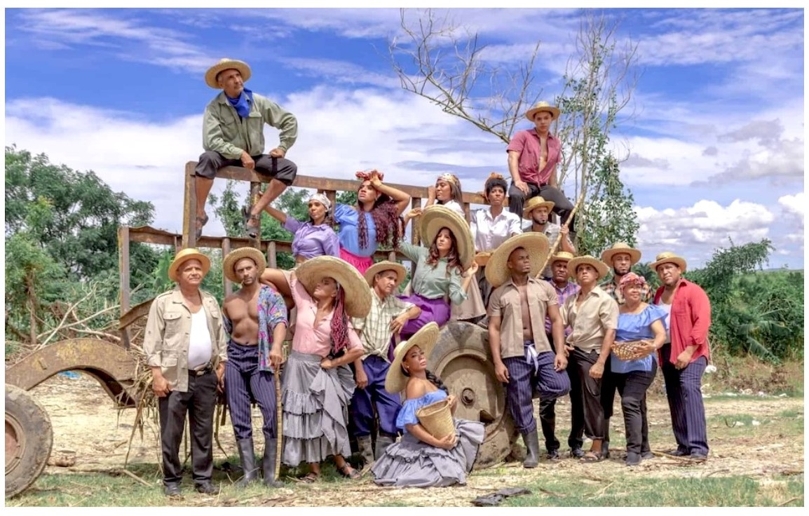 Actores que participan en la obre que se presentará en el Festival Nacional de Teatro. Inter News Service