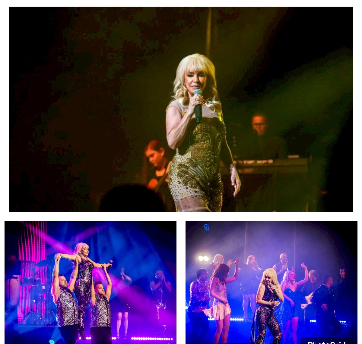 Algunas imágenes de la velada ofrecida por Yolandita Monge. (Fuente externa). Inter News Service