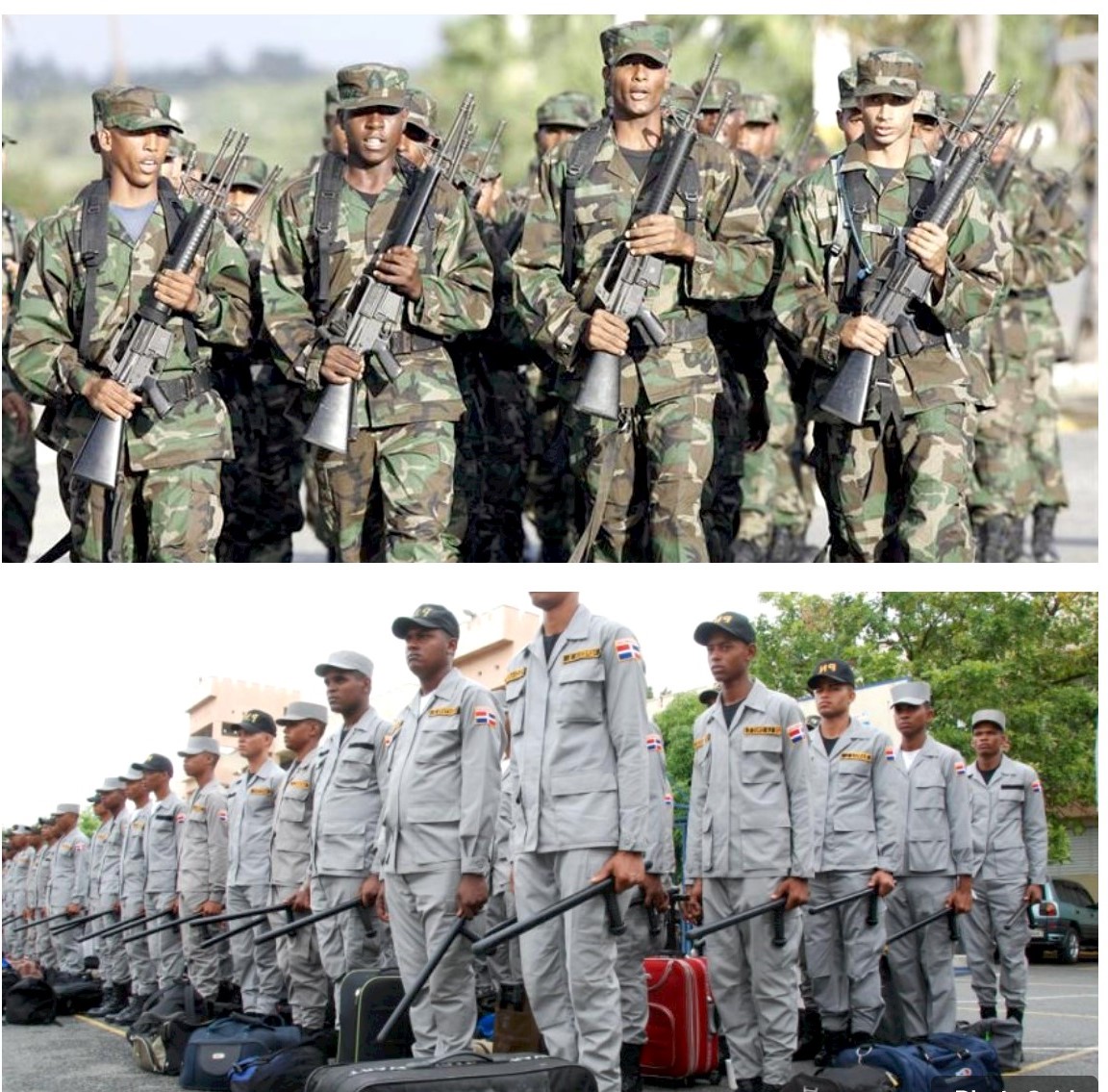 Un total de 3,551 militares y 4,807 policías fueron ascendidos recientemente por el Poder Ejecutivo dominicano. Inter News Service