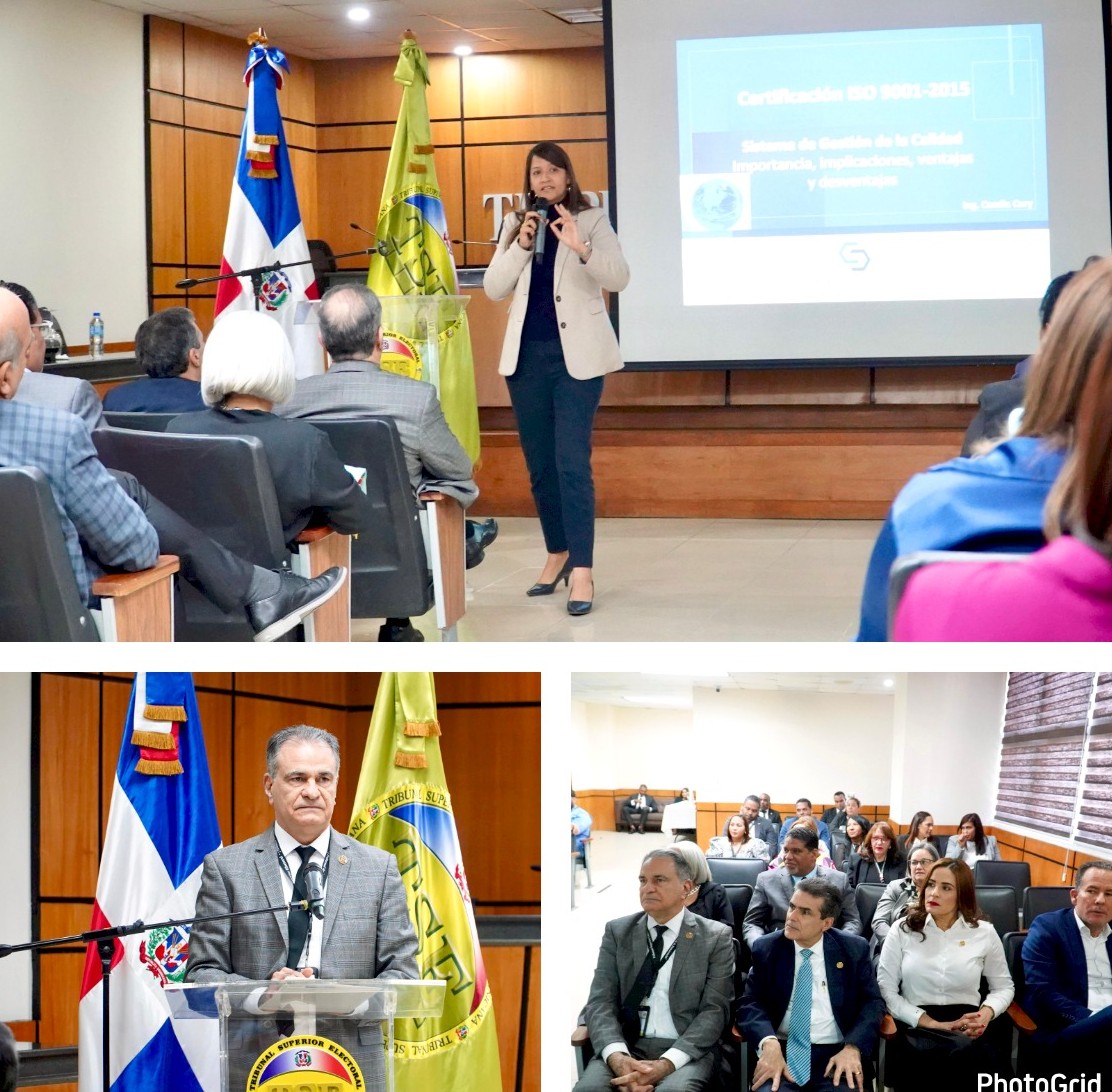 Vistas de la jornada de capacitación sobre la Certificación ISO realizada por el Tribunal Superior Electoral. (Fotos TSE). Inter News Service