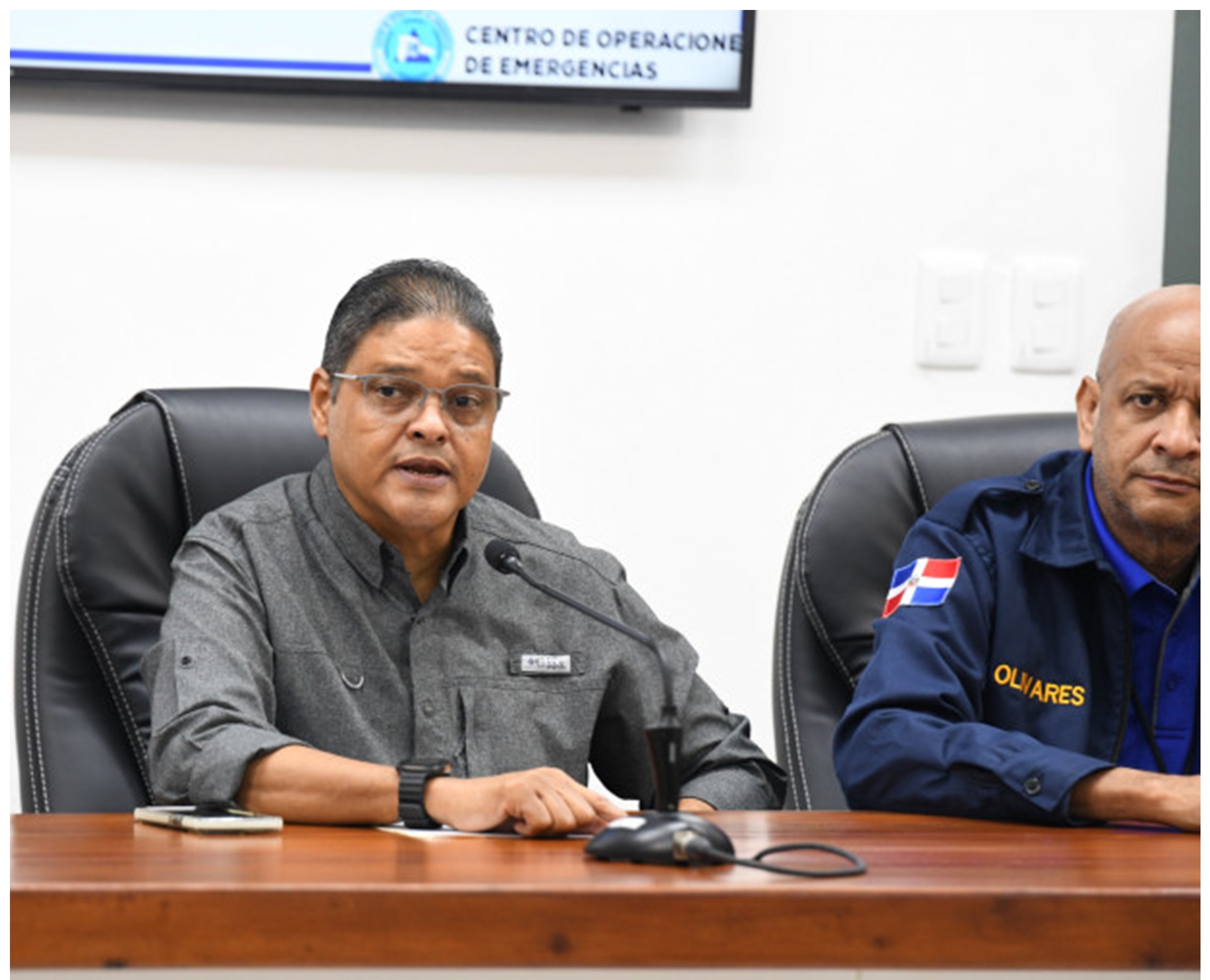 El director del COE, Juan Manuel Méndez, ofreciendo detalles de los incidentes las fiestas navideñas. (Fuente externa). Inter News Service
