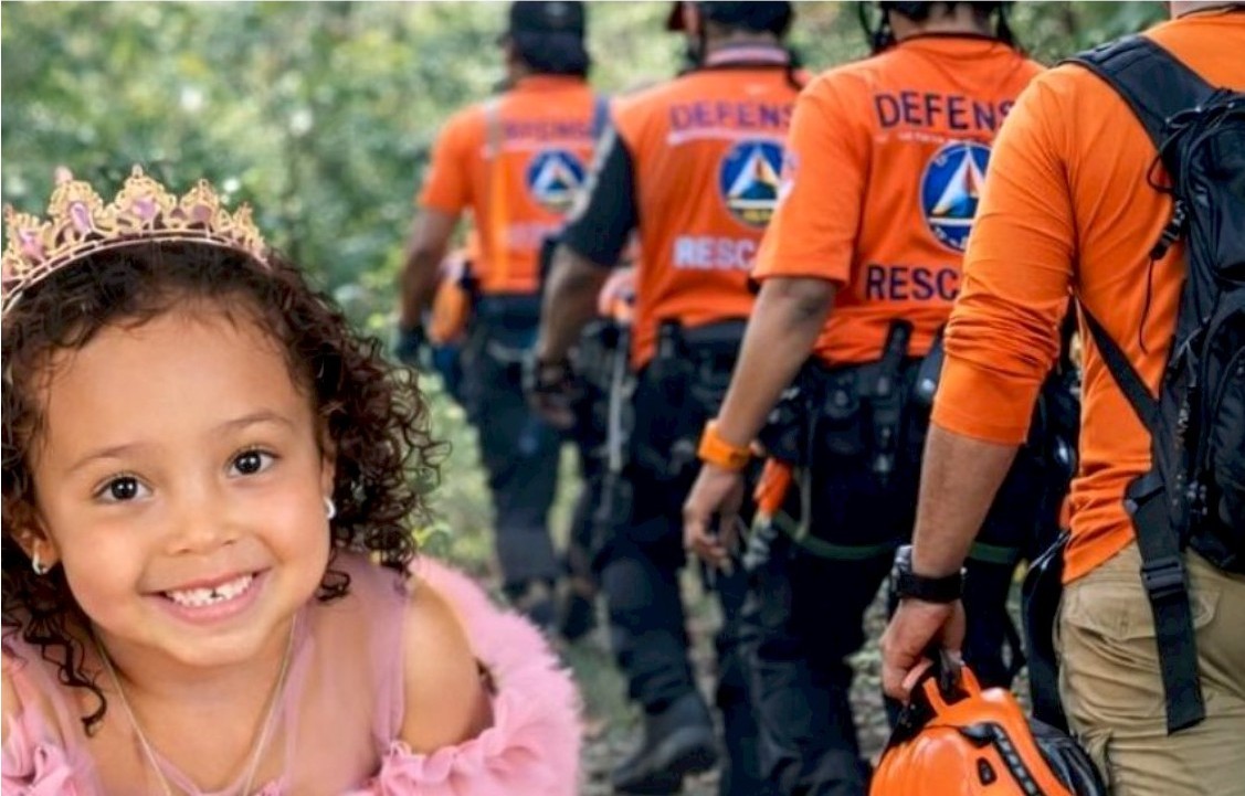 Imagen de archivo de la niña Brianna Genao Rosario, quien aún no ha sido localizada por los rescatistas. (Fuente externa). Inter News Service