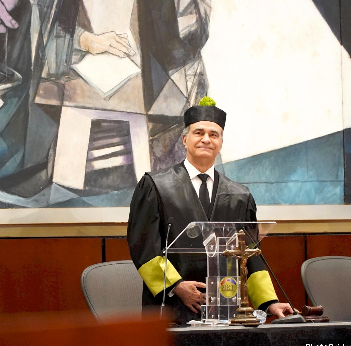 Magistrado Ygnacio Pascual Camacho Hidalgo, presidente del Tribunal Superior Electoral. (Fuente TSE). Inter News Service