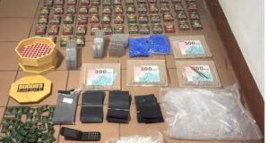 Muestras de la marihuana incautada al ciudadano estadounidense. (Fuente externa). Inter News Service