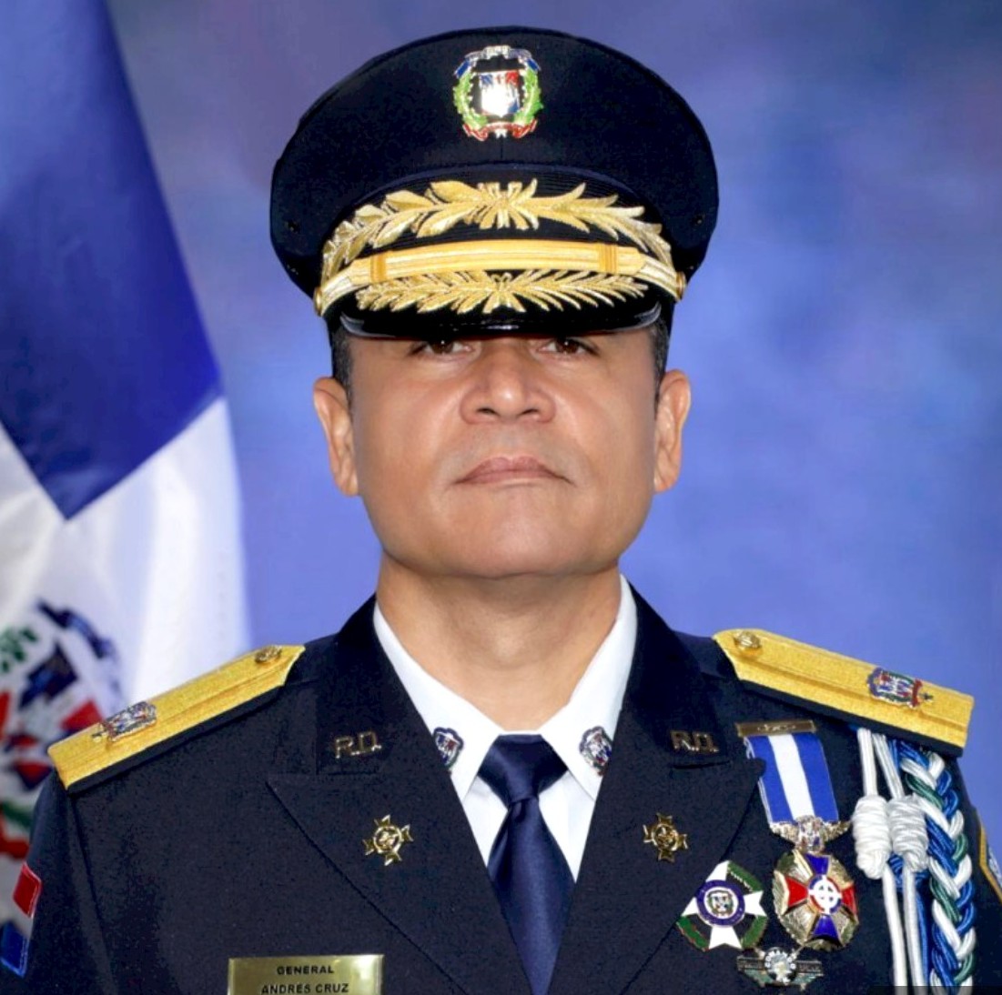 General Andrés Modesto Cruz Cruz, el nuevo jefe policial dominicano. (Fuente externa). Inter News Service