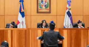Imagen de la audiencia celebrada ayer en la fase final del caso de corrupción contra militares y civiles. (Fuente externa). Inter News Service