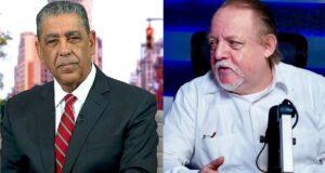 Imágenes de archivo del legislador Adriano Espaillat y el economista Henry Hebrard. Inter News Service