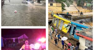 Imágenes de las inundaciones en algunas provincias dominicanas provocadas por las intensas lluvias. (Fuente externa). Inter News Service