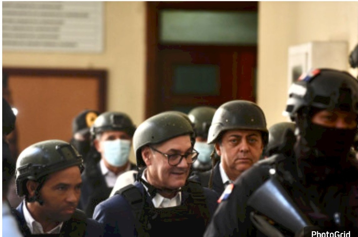 Imagen de archivo de algunos implicados en el presunto caso de corrupción Calamar. Inter News Service