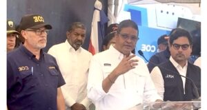 El general retirado Juan Manuel Méndez mientras ofrecía los detalles del operativo Semana Santa 2026. /Fuente externa. Inter News Service