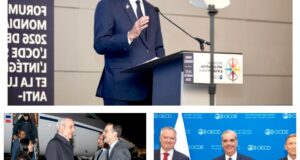 Imágenes de la visita del presidente Luis Abinader en París. /Fuente PresidenciaRD. Inter News Service