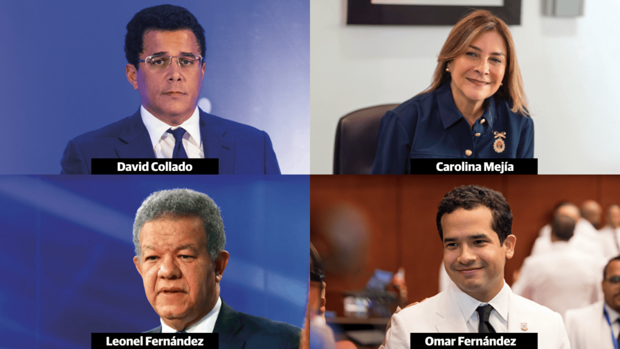 De momento, esos son los aspirantes a gobernar la República Dominicana en el período 2028-2032. (Fuente Externa). Inter News Service
