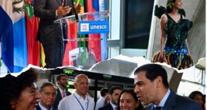 Imágenes del ministro dominicano Roberto Ángel Salcedo durante la inauguración en París de la Semana de América Latina y el Caribe 2026. (Fuente oficial). Inter News Service