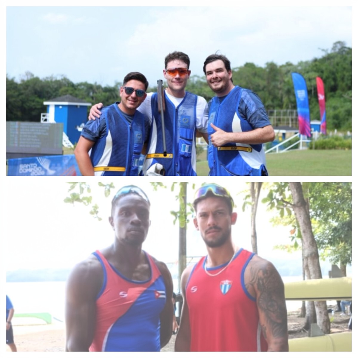 En la imagen de arriba, los guatemaltecos Sebastián Bermúdez Labbé, Carlos Padilla Coronado y Santiago Romero Juárez. La siguiente foto, figuran los cubanos Eduar Suárez y Reidy Cardona. (Fuente externa). Inter News Service