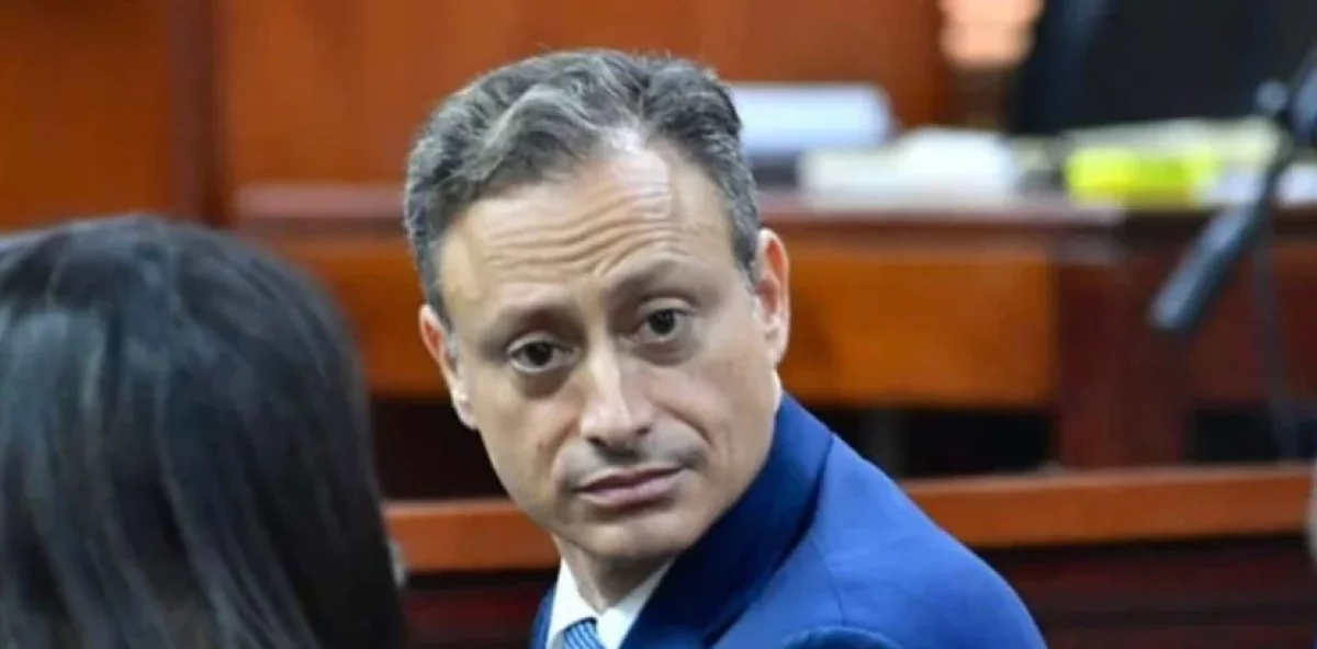 Imagen de archivo del ex procurador general Jean Alain Rodríguez Sánchez en la sala de audiencia. (Fuente externa). Inter News Service