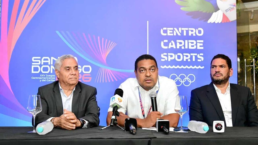 José Monegro ofreciendo detalles de los XXV Juegos Centroamericanos y del Caribe Santo Domingo 2026. (Fuente externa). Inter News Service
