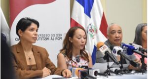 Leidy Blanco ofreciendo declaraciones sobre la evaluación de los jueces de la Suprema Corte de Justicia. (Fuente externa). Inter News Service