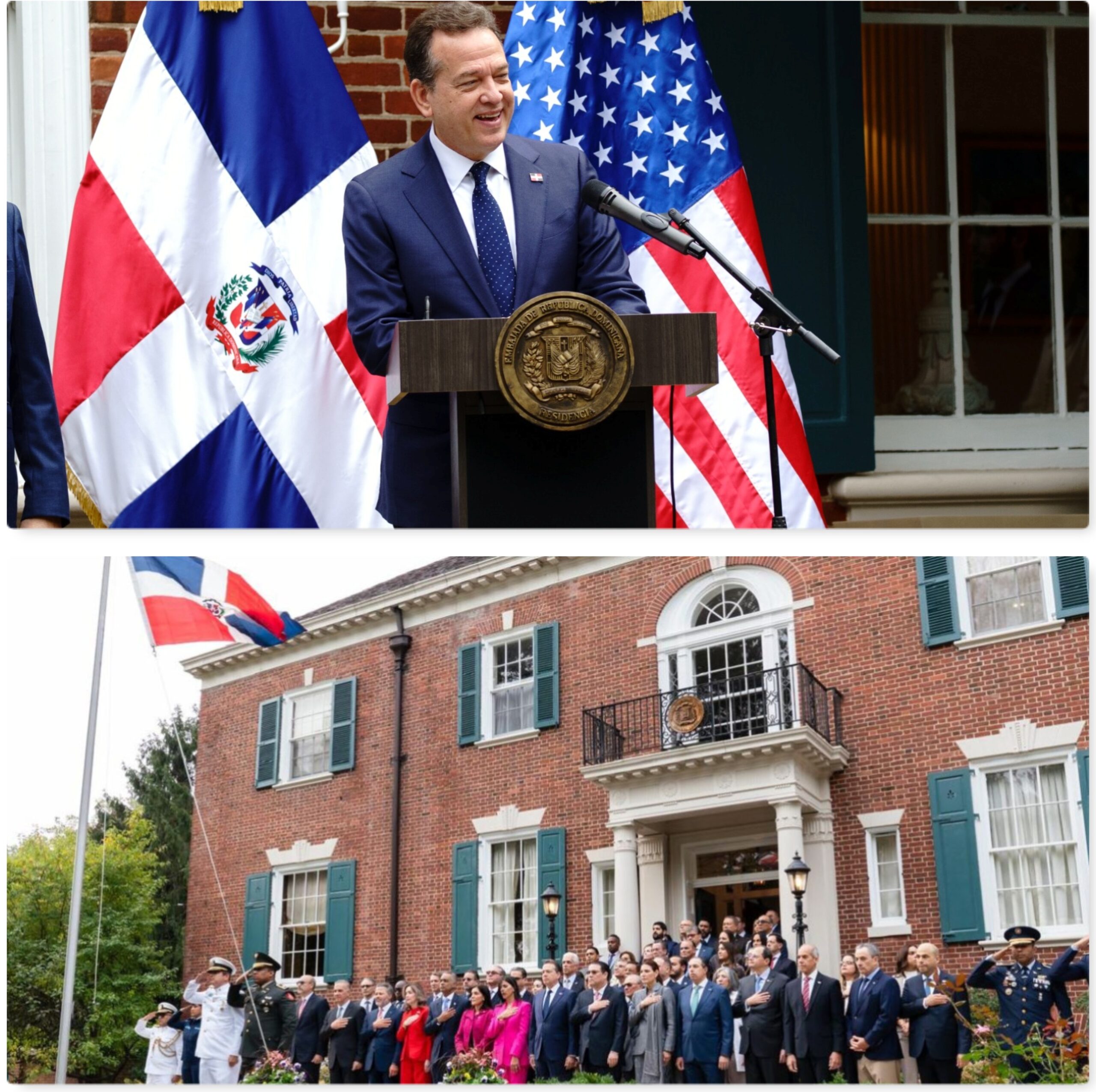Imágenes de la apertura de la Semana Dominicana en EEUU 2026 que encabezó el canciller Víctor Bisonó, con la asistencia de otras autoridades (foto inferior). (Fuente Oficial). Inter News Service