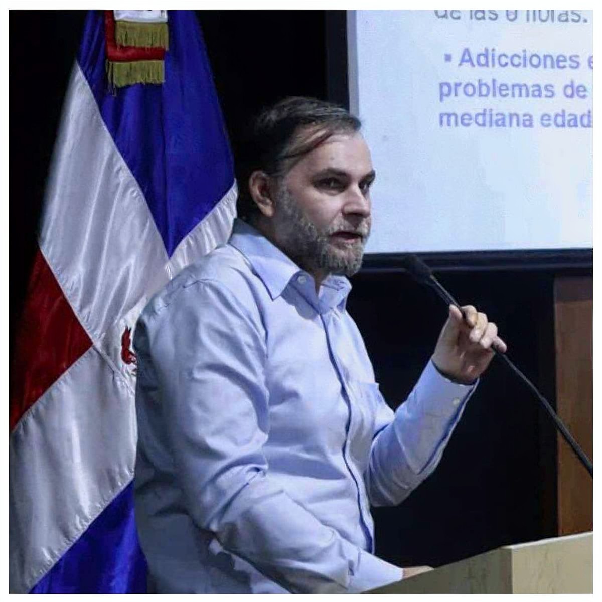 El sociólogo Gustavo Alejandro Oliva Álvarez mientras ofrecía detalles sobre las desapariciones de personas. (Fuente externa). Inter News Service