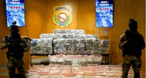 Imagen de la droga confiscada por las autoridades dominicanas. (Fuente DNCD). Inter News Service